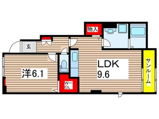 キャンディハウスⅠの物件間取画像